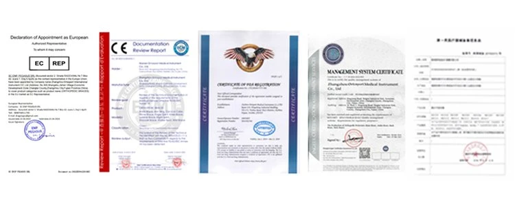 Hyperextension Thoracic Spine Brace Certificate